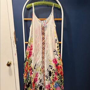 Johnny Was Multicolor Embroidered Blouse